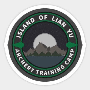 Island of Lian Yu - Archery Training Camp Sticker